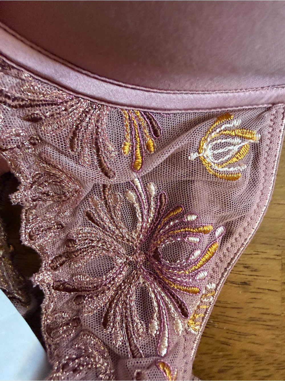 Chantelle Elysees Smooth Custom Fit Bra 34 G - Picture 4 of 6